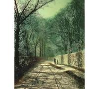 ARTXLXXBN Famous Art Print Poster Vintage Wall Art Tree Shadows on the Park Wall Roundhay Leeds Canvas Art Poster for Home Decor 60x90cm