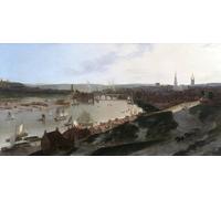ARTXLXXBN Famous Art Print Poster Vintage Wall Art View of Newcastle Upon Tyne Taken From a Windmill to the East of St Ann by William Daniell Canvas Art Poster for Home Decor 60x90cm