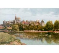 ARTXLXXBN Famous Art Print Poster Vintage Wall Art Windsor Castle by Alfred Robert Quinton Canvas Art Poster for Home Decor 60x90cm