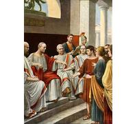 ARTXLXXBN Famous Painting Art Wall Decor Abstract Art Picture a Judgement by Tancredi Scarpelli Animal Pictures for Home Decor 60x90cm