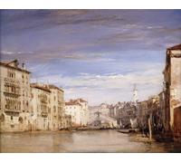 ARTXLXXBN Famous Painting Art Wall Decor Abstract Art Picture a View of the Grand Canal by Richard Parkes Bonington Animal Pictures for Home Decor 60x90cm