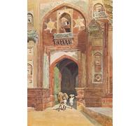 ARTXLXXBN Famous Painting Art Wall Decor Abstract Art Picture Agra Fort Inside the Delhi Gate by Alexander Henry Hallam Murray Animal Pictures for Home Decor 60x90cm