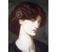 ARTXLXXBN Famous Painting Art Wall Decor Abstract Art Picture Beatrice a Portrait of Jane Morris by Dante Gabriel Charles Rossetti Animal Pictures for Home Decor 60x90cm