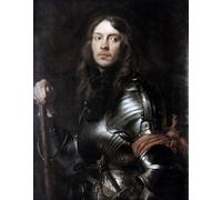 ARTXLXXBN Famous Painting Art Wall Decor Abstract Art Picture Commander in Armour with a Red Scarf by Van Dyck Animal Pictures for Home Decor 60x90cm