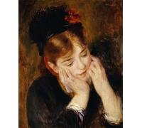 ARTXLXXBN Famous Painting Art Wall Decor Abstract Art Picture Contemplation by Pierre Auguste Renoir Animal Pictures for Home Decor 60x90cm