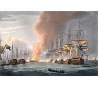 ARTXLXXBN Famous Painting Art Wall Decor Abstract Art Picture Destruction of the Danish Fleet Before Copenhagen Nd April by Whitcombe Animal Pictures for Home Decor 60x90cm