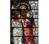 ARTXLXXBN Famous Painting Art Wall Decor Abstract Art Picture Durham Cathedral Holday Workshop Henry Holiday Moses Leaving the Court of Pharaoh by Henry Holiday Animal Pictures for Home Decor 60x90cm
