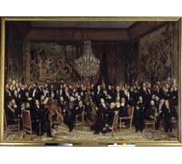 ARTXLXXBN Famous Painting Art Wall Decor Abstract Art Picture Evening At the Louvre with Theof Nieuwerkerke Among the by François Auguste Biard Animal Pictures for Home Decor 60x90cm