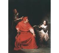 ARTXLXXBN Famous Painting Art Wall Decor Abstract Art Picture Joan of Arc in Prison by Paul Delaroche Animal Pictures for Home Decor 60x90cm