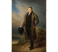 ARTXLXXBN Famous Painting Art Wall Decor Abstract Art Picture Marie- -paul-yves-roch-gilbert Du Motier Marquis De Lafayette by Ary Scheffer Animal Pictures for Home Decor 60x90cm