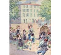 ARTXLXXBN Famous Painting Art Wall Decor Abstract Art Picture Napoleon Bonaparte As a Child in a Dispute with His Comrades in Front of His Home in Ajaccio Animal Pictures for Home Decor 60x90cm