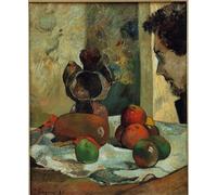 ARTXLXXBN Famous Painting Art Wall Decor Abstract Art Picture Nature Morte Au Profil De Laval by Paul Gauguin Animal Pictures for Home Decor 60x90cm