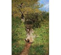 ARTXLXXBN Famous Painting Art Wall Decor Abstract Art Picture Path by Isaac Levitan Animal Pictures for Home Decor 60x90cm
