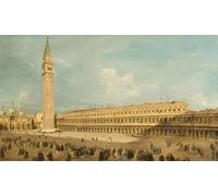 ARTXLXXBN Famous Painting Art Wall Decor Abstract Art Picture Piazza San Marco by Francesco Guardi Animal Pictures for Home Decor 60x90cm