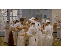 ARTXLXXBN Famous Painting Art Wall Decor Abstract Art Picture Pious Women on Pilgrimage by Ilya Efimovich Repin Animal Pictures for Home Decor 60x90cm