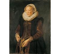 ARTXLXXBN Famous Painting Art Wall Decor Abstract Art Picture Portrait of a Woman by Frans Hals Animal Pictures for Home Decor 60x90cm