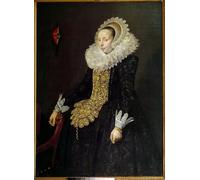 ARTXLXXBN Famous Painting Art Wall Decor Abstract Art Picture Portrait of Catherine Both Van Der Een Third Wife by Frans Hals Animal Pictures for Home Decor 60x90cm