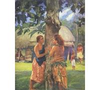 ARTXLXXBN Famous Painting Art Wall Decor Abstract Art Picture Portrait of Faase the Taupo of the Fagaloa Bay Samoa by John Lafarge Animal Pictures for Home Decor 60x90cm