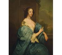 ARTXLXXBN Famous Painting Art Wall Decor Abstract Art Picture Portrait of Queen Henrietta Maria by Van Dyck Animal Pictures for Home Decor 60x90cm
