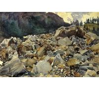 ARTXLXXBN Famous Painting Art Wall Decor Abstract Art Picture Purtud Alpine Scene and Boulders John Sargent Animal Pictures for Home Decor 60x90cm