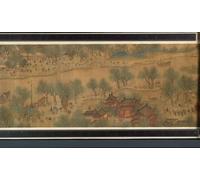 ARTXLXXBN Famous Painting Art Wall Decor Abstract Art Picture Spring Festival on the River by Qing Dynasty Chinese School Animal Pictures for Home Decor 60x90cm