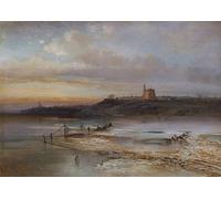 ARTXLXXBN Famous Painting Art Wall Decor Abstract Art Picture Spring Thaw. Yaroslavl Aleksey Savrasov Animal Pictures for Home Decor 60x90cm