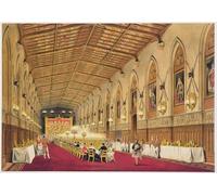 ARTXLXXBN Famous Painting Art Wall Decor Abstract Art Picture St George Hall Windsor Castle by Baker Pyne Animal Pictures for Home Decor 60x90cm