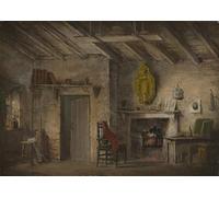 ARTXLXXBN Famous Painting Art Wall Decor Abstract Art Picture Stage Design for Heart of Midlothian by Alexander Nasmyth Animal Pictures for Home Decor 60x90cm