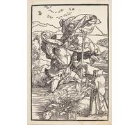 ARTXLXXBN Famous Painting Art Wall Decor Abstract Art Picture Stchristopher in the Wilderness with a Flight of Birds by Albrecht Dürer Animal Pictures for Home Decor 60x90cm