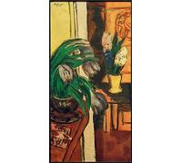 ARTXLXXBN Famous Painting Art Wall Decor Abstract Art Picture Still Life with Cello and Bass Violin by Max Beckmann Animal Pictures for Home Decor 60x90cm