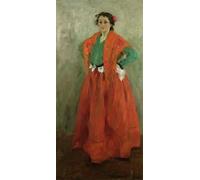 ARTXLXXBN Famous Painting Art Wall Decor Abstract Art Picture the Artist's Wife Dressed As a Spanish Woman by Alexej Von Jawlensky Animal Pictures for Home Decor 60x90cm