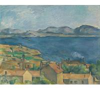 ARTXLXXBN Famous Painting Art Wall Decor Abstract Art Picture the Bay of Marseilles Seen From L'estaque by Paul Cézanne Animal Pictures for Home Decor 60x90cm