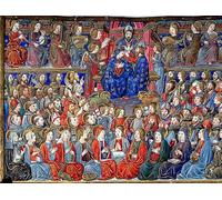 ARTXLXXBN Famous Painting Art Wall Decor Abstract Art Picture the Coronation of Mary by Cristoforo De Predis Animal Pictures for Home Decor 60x90cm