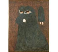 ARTXLXXBN Famous Painting Art Wall Decor Abstract Art Picture the Dominos by Leon Spilliaert Animal Pictures for Home Decor 60x90cm