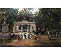 ARTXLXXBN Famous Painting Art Wall Decor Abstract Art Picture the Gate of the Botanical Gardens in Madrid From by Francisco Domingo Marqués Animal Pictures for Home Decor 60x90cm