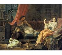 ARTXLXXBN Famous Painting Art Wall Decor Abstract Art Picture the Harem by Francis John Wyburd Animal Pictures for Home Decor 60x90cm