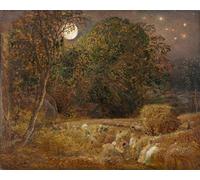 ARTXLXXBN Famous Painting Art Wall Decor Abstract Art Picture the Harvest Moon by Famous Painter Animal Pictures for Home Decor 60x90cm