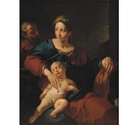 ARTXLXXBN Famous Painting Art Wall Decor Abstract Art Picture the Holy Family by Battista Tagliasacchi Animal Pictures for Home Decor 60x90cm
