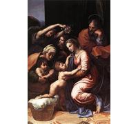 ARTXLXXBN Famous Painting Art Wall Decor Abstract Art Picture the Holy Family by Raphael Animal Pictures for Home Decor 60x90cm