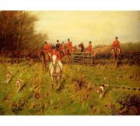 ARTXLXXBN Famous Painting Art Wall Decor Abstract Art Picture The Hunt Animal Pictures for Home Decor 60x90cm