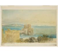 ARTXLXXBN Famous Painting Art Wall Decor Abstract Art Picture the Island of Seen From Naples by John Ruskin Animal Pictures for Home Decor 60x90cm