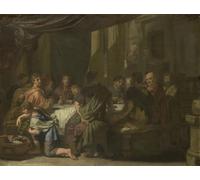ARTXLXXBN Famous Painting Art Wall Decor Abstract Art Picture the Last Supper by Gerard De Lairesse Animal Pictures for Home Decor 60x90cm