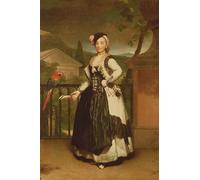 ARTXLXXBN Famous Painting Art Wall Decor Abstract Art Picture the Marchionness of Llano by Anton Raphael Mengs Animal Pictures for Home Decor 60x90cm