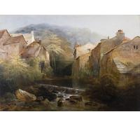 ARTXLXXBN Famous Painting Art Wall Decor Abstract Art Picture the Old Mill Ambleside Cumbria by Miles Richardson Animal Pictures for Home Decor 60x90cm