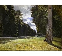 ARTXLXXBN Famous Painting Art Wall Decor Abstract Art Picture the Pavé De Chailly in the Forest of Fontainebleau by Claude Monet Animal Pictures for Home Decor 60x90cm