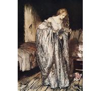 ARTXLXXBN Famous Painting Art Wall Decor Abstract Art Picture the True Sweetheart by Arthur Rackham Animal Pictures for Home Decor 60x90cm