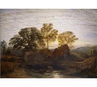 ARTXLXXBN Famous Painting Art Wall Decor Abstract Art Picture the Watermill by Famous Painter Animal Pictures for Home Decor 60x90cm