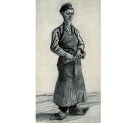 ARTXLXXBN Famous Painting Art Wall Decor Abstract Art Picture the Young Blacksmith by Vincent Van Gogh Animal Pictures for Home Decor 60x90cm