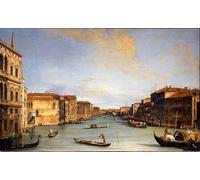 ARTXLXXBN Famous Painting Art Wall Decor Abstract Art Picture View of the Grand Canal by Canaletto Animal Pictures for Home Decor 60x90cm
