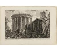 ARTXLXXBN Famous Painting Art Wall Decor Abstract Art Picture View of the Temple of the Sibyl At Tivoli by Battista Piranesi Animal Pictures for Home Decor 60x90cm